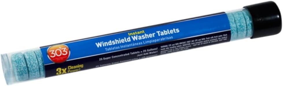 303 (230395) Products Automotive Instant Windshield Washer - 3x Cleaning Power - Super Concentrated Tablets - Just Add Water,  25 count (Pack of 1)