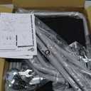 STORAGE MANIAC Collapsible Laundry Cart with Wheels 31.5"H Rolling Laundry Hamper Clothes Basket with Wheels, Canvas Liner Sturdy Steel Frame Folding for Small Narrow Space Easy Storage, Black