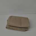 NICETOWN Taupe 100% Blackout Linen Curtains 84 inch Long Burg, Farmhouse Thick Completely Blackout Window Treatment Panels Thermal Insulated Drapes for Living Room (1 Pair, 42" Width Each Panel)