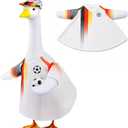 Germany Top Goose Outfits,23 inch Germany Soccer Jersey Porch Goose Outfits | Germany Soccer Shirt Goose Clothes for Fans Football Party, Sports Season, Outdoor Lawn Yard Patio