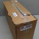 Havniva Ceramic Raised Slow Feeder Dog Bowl Set, Elevated 7.3inch Bowl and 8.2inch Puzzle Slow Dish with Wooden Stand for Medium and Large Dog, Anti-Gulping (2X Brown Coffee+ Stand)