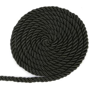 BEL AVENIR 6mm 16Yards Twisted Cord Rope Trim Craft Decorative Nylon Rope Handmade Cording for Sewing Crafts Upholstery Home Dcor (Black) BEL AVENIR 6mm 16Yards Twisted Cord Rope Trim Craft Decorative Nylon Rope Handmade Cording for Sewing Crafts Upholstery Home Dcor (Black)
