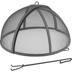 Good Directions 774 Heavy Duty Pit Spark Fire Screen Hinged for Easy Access, 24 Inch