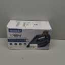 Steam Iron for Clothes 20s Fast Heating, 1700W Iron with 15.21oz Large Water Tank, 3-Way Auto shutoff, Burst Steam, Spray Mist, Anti-Drip, Self-Cleaning, Vertical Ironing for Home, Blue