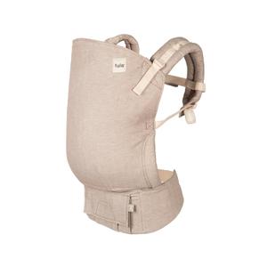 Baby Tula Linen Toddler Carrier 25-60 lbs, Adjustable Ergonomic Carrier w/Multiple Front & Back Carry Positions - Plant-Based Fabric - Supportive, Hypoallergenic, Breathable Design - Sand (Tan)