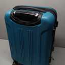 Travelers Club Chicago Hardside Expandable Spinner Luggage, Teal, 22" Carry-On