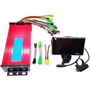 ChongXiao Brushless Controller with LCD Display for Electric Bike EScooter,36v 48v 52v 60v 72v All Can Work，Max40A