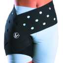 Cramer Groin Hip Spica Support For Groin Strain, Groin Sprain, Hip Replacement, Sporting & Hip Flexor Injuries, Sciatica Nerve Ache Relief, Adjustable Neoprene Compression Wrap, Injury Recovery, Black (Black)