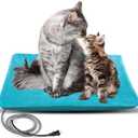 PETNF Heating Pad for Cats, Outdoor Cat Heating Pad Outdoor for Cats Outside, Heated Pad for Dogs House, Safe Electric Cat Warming Pad, Heated Cat House Bed Waterproof, Heat Pad for Feral Cat, 20"X12"