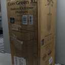 Mueller Janska M-Resin Heavy Duty Tall Planter, Indoor/Outdoor Grande Plant, Tree, Flower Pot, 2-Piece Set, 27.5, Modern Design, Built-in Drainage, Dark Grey