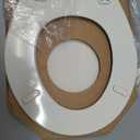 Mayfair Cassel Slow Close Toilet Seat, Easy Clean, Non Slip Premium Wood Seat, Easy Install, Made in USA, Round, Biscuit