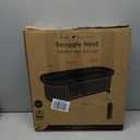 Baby Delight Snuggle Nest Bassinet, Portable Baby Bed, for Infants 0 5 Months, Charcoal Tweed