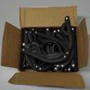 15 Pcs Travel Hangers Portable Foldable Travel Hanger Organizer, Plastic Cruise Ship Accessories Essentials Clothes Hanging Rack Folding Hangers for Traveling Camping Flying RV Europe Suitcase, Black