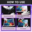 HA SHI (100 Sheets) Self Adhesive Laminating Sheets, Cold Laminate, self Seal, Plastic Paper, 8.7 x 12.2 Inch