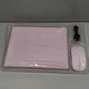 TUNKARMOR for iPad 9th / 8th / 7th Generation 10.2 inch & iPad Air 3rd Gen & iPad Pro 10.5 inch Case with 7 Color Backlit Keyboard  Built in Pencil Holder with Mouse (Pink)