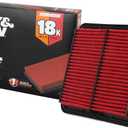 K&N Engine Air Filter: Long Life 18,000 Mile Replacement Air Filter: Compatible with 2003-2019 Subaru H4/H6 1.5/2.0/2.5/3.6L (Forester, Legacy, Outback, Impreza, WRX, Levorg, Crosstrek), KNA-2304