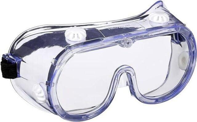 3 x keebomed Chemical Splash/Impact Safety Goggle, Soft, Adjustable 1 -Pack