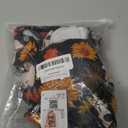 Butterfly Women's Retro Ruched Ruffle High Waist Bikini Set, Flag Tankini Swimsuits Tummy Control Swimwear (S, Retro Goth Skull)