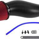 Cold Air Intake Pipe Kit Fit for Honda Civic 1992-2000 EG EK, for 1994-2001 Acura Integra DC (Red+ABS)
