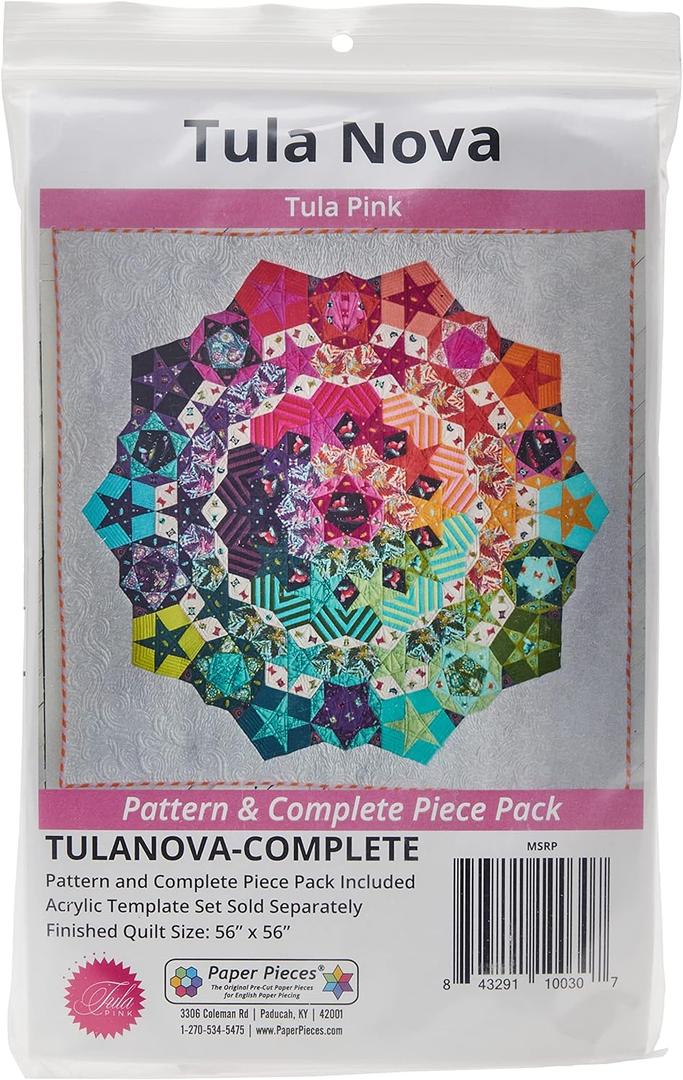 Paper Pieces Pack for Tula Nova Complete Set Pattern Included