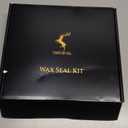 Wax Seal Kit with Sealing Wax Gun & 10pcs Blood Red Wax Sticks  for Wedding Invitations, Envelopes, Gift Wrapping, Letters, DIY Crafts Sealing Decor