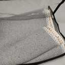 Collive Boho Kitchen Mat, Cushioned Anti Fatigue Kitchen Rug Set 2 Piece Non-Skid Waterproof Kitchen Mats for Floor, Comfort Heavy Duty Standing Mat for Kitchen, Laundry, Office, Desk(Blue) (17.3"x47"+17.3"x30"--0.47 inches)