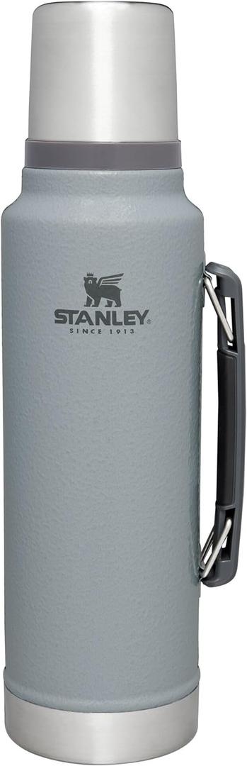 Stanley Classic Legendary Vacuum Bottle (48 Ounces, Hammertone Silver)