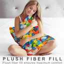 Gummy Bear Funny Food Throw Pillow Covers Decorative Pillow Case Fun Decor Square Couch Cushion Cover for Home Decor Sofa Living Room Bed Car Sofa 20x30 Inch