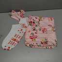 ECO BABY Mommy and Me Robe and Swaddle Set | Maternity Robe and Matching Baby Set for Girl, Boy | Hospital Labor and Delivery (Grace), M