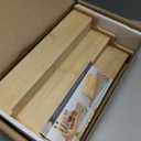 Spice Rack Kitchen Cabinet Organizer- 3 Tier Bamboo Expandable Display Shelf Yellow