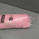 XeGe Faux Fur Reading Pillow Cover (No Filler), Fluffy Back Rest Pillow Case for Sitting in Bed, Adults Kids Girls Shaggy Sit Up Back Support Study Pillow Cover for Couch Chair Home Decoration, Pink