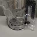 Amazon Basics Electric Kettle with Glass Carafe for Tea and Coffee, BPA-Free, Fast Boiling, Auto Shut-Off, 1 Liter, 1500W, Glass and Steel