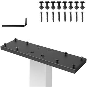 Dual Mailbox Spreader Bar for Double Mailbox Applications (18"X5") | Heavy-Duty Steel Mailbox Mounting Bracket ,Dual Mailbox Adapter Plate Fit For 4x4 Wood/Metal Posts Mounting For Outside