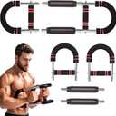 Chest Exerciser for Men,Twister Arm Trainer,Adjustable Chest Trainer Men,Arm Exercise Equipment,Chest Workout Equipment,Portable Spring Resistance for Home Workout Equipment(Red)