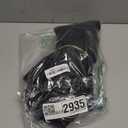 RYB HOME Black Curtains Blackout - Bathroom Small Window Curtains Thermal Insulated Privacy Drapes for Kids Bedroom Living Room Kitchen Basement, Width 42 by Length 36, 1 Pair