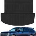 Large Cargo Mat for 2026 Hyundai Palisade,TPE All Weather Protection Car Trunk Mat Custom Fit for 2026 Hyundai Folding Cargo Liner Accessories - Black