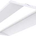 Lithonia Lighting 2x4 LED Troffer Light, Adjustable Lumens, 3-in-1 CCT, 2 Feet by 4 Feet