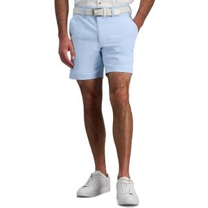 Haggar Mens Sport Travel Performance Short - 7inch Inseam (Blue)
