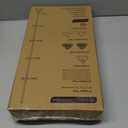 Wall Cleaner Triangle Mop with 82'' Long Handle - Wall Scrubber, Cleaning Washer Tool with 4 Microfiber Chenille Duster Pads for Clean Walls, Ceiling, Windows, Baseboards, Floors (Gray)