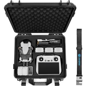 Lekufee Waterproof Hard Carrying Case for DJI Mini 4 Pro/4/3 Pro/Mini 3,Fly More Combo,DJI RC 2/RC,RC N3/2/1 Remote Controller and Accessories(Case Only)