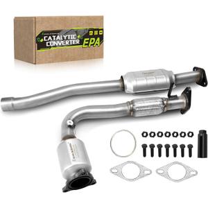 Front & Rear Catalytic Converter Compatible with Chevrolet Captiva Sport 2012-2015, Chevrolet Equinox 2010-2014, GMC Terrain 2010-2014 2.4L Catalytic Convertor EPA Compliant 644015