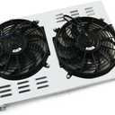 Radiator Electric Fan + Shroud + Relay Compatible with 1970-1981 Chevy Camaro Monte Carlo G-Body