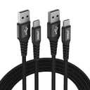 CCY 6.5 Ft Braided C to C Black