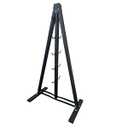 BLUSLM Lat Pull Down Bar Gym Accessory Rack, Lat Pulldown Attachments Cable Attachment Storage Rack for Mag Grip - Home Gym Fitness Heavy Duty A-Frame Stand