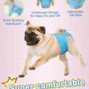 Dono Dog Diapers Female-(10-60Pcs),Disposable Pull Up Stretchy Waist Wraps for Female Puppy Dogs in Heat Period Diapers, Super Absorbent 360 Leak-Proof Doggie Training Incontinence, S 10PCS