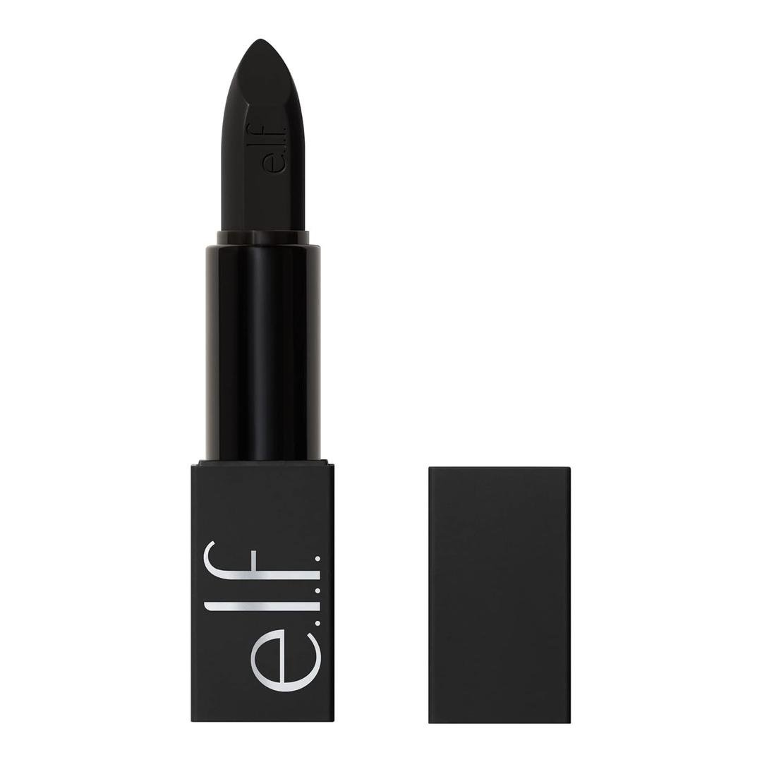 e.l.f. O Face Satin Lipstick, Richly Pigmented, Nourishing & Long-Lasting Creamy Lipstick, Infused With Jojoba, Vegan & Cruelty-Free, All Night (1 Count (Pack of 1))