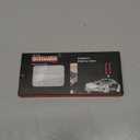 FT FUNTOR Key Fob Cover for Chevy GMC Acadia Silverado Sierra,Premium TPU Key Fob Protector with Metal Keychain&Screwdriver (5 Buttons, 5-gold White)