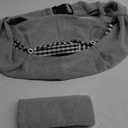 Dog Carrier Sling - Reversible Puppy Carrier Purse with Storage Pocket, Hand-Free Dog Sling Carrier for Carry Small Dogs and Cats, Travel Safety Harness, Dog and Cat Harness (Gray)