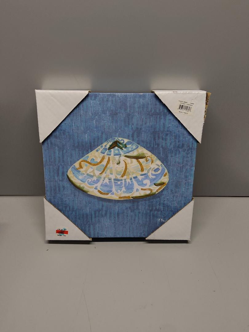 12X12 Blue Sea Shells CVS