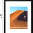 LaVie Home 8x10 Picture Frame Black Set of 10, Display 5x7 with Mat or 8 x 10 Without Mat Picture, Photo Frame Collage for Wall Gallery or Table Deco, Hanging or Tabletop Display